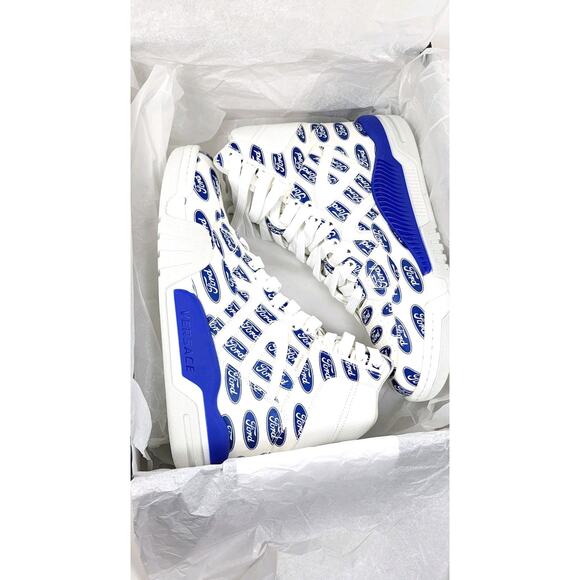 Rare Versace Ford Collaboration Men\'s Leather Sneakers US6 EU39 UK5 RRP$1200 main image 15
